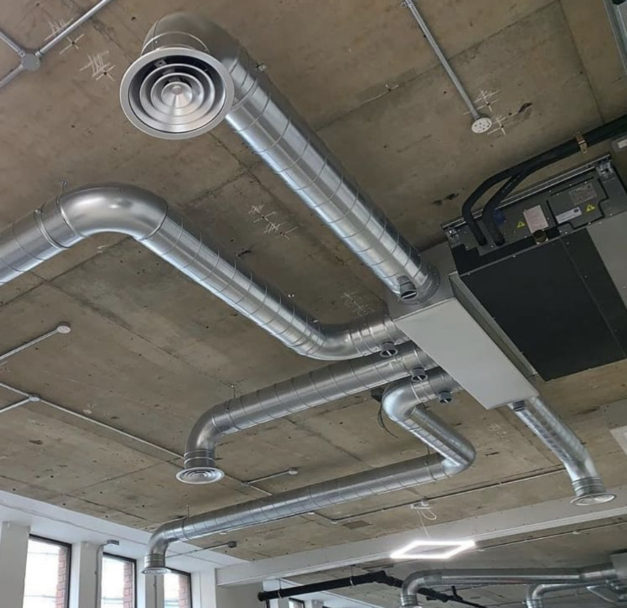 Installation de gaines